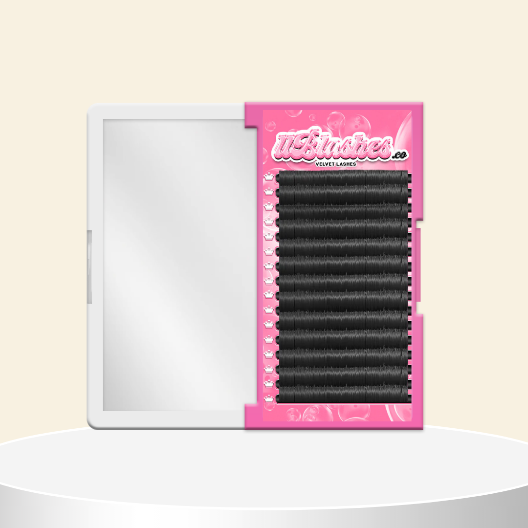 Jet Black Velvet Trays